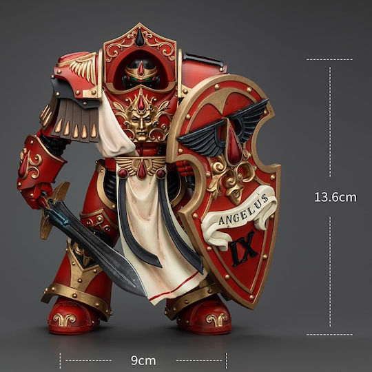 Joy Toy Warhammer Horus Heresy Action Figure 1/18 Blood Angels Crimson Paladins Squad Crimson Paladin 3