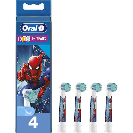 Oral-B Резервни Глави За Електрическа Четка SpiderMan 4 Бройки За 3+ Години