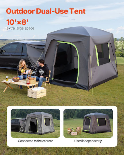Vevor Vevor Car Camping Tent Grey 3 Seasons 248x230cm