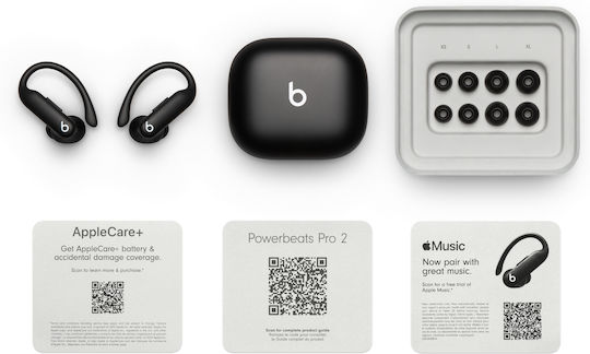 Beats Powerbeats Pro 2 In-ear Bluetooth Handsfree Ακουστικά με Αντοχή στον Ιδρώτα και Θήκη Φόρτισης Electric Orange