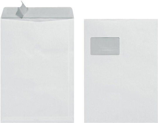 Herlitz Set of Envelopes Correspondence with Adhesive 25pcs in White Color