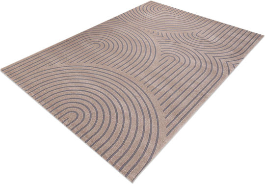 Royal Carpet Organic 565 Σετ Μοντέρνα Χαλιά Κρεβατοκάμαρας Beige 3τμχ