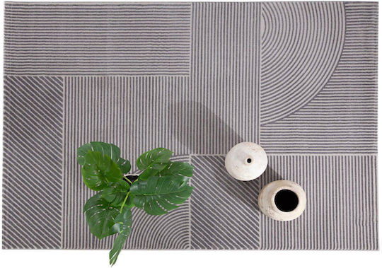 Royal Carpet Organic 591 Modern Bedroom Rugs Set Grey E104045X 3pcs