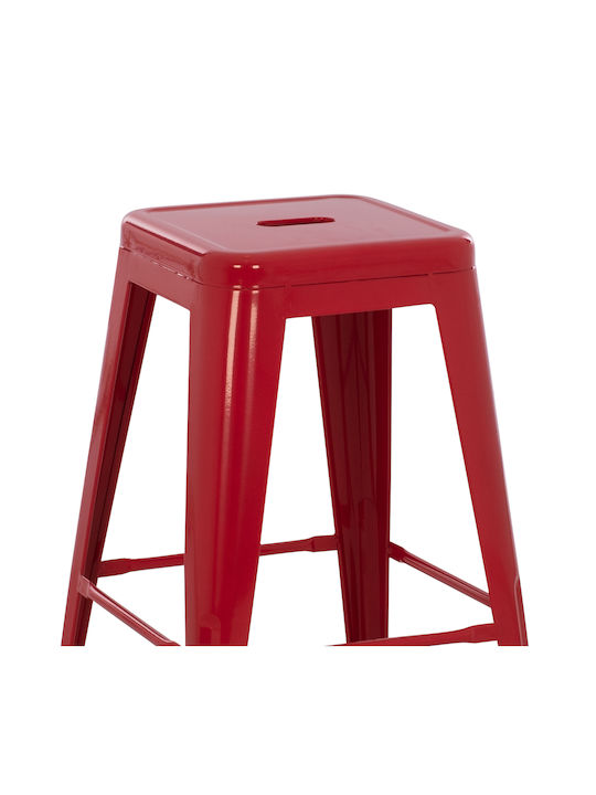 Stool for Bar Outdoor MELITA-PRO Red 43x43x67cm