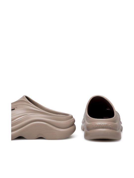 Sprandi Damen Clogs Braun