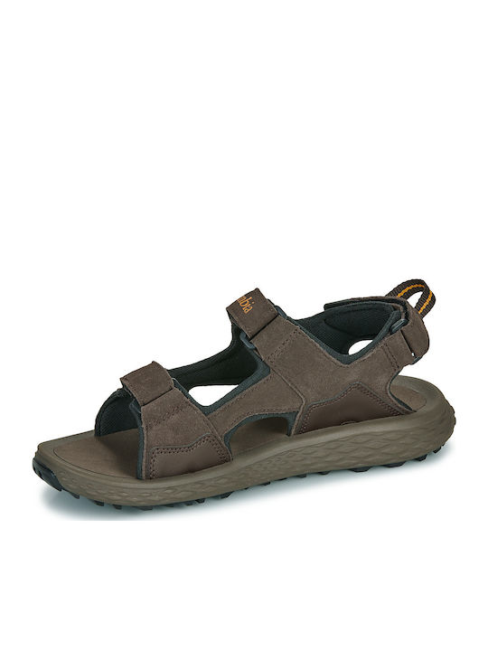 Hiker 3-strap Men's Sandals Brown