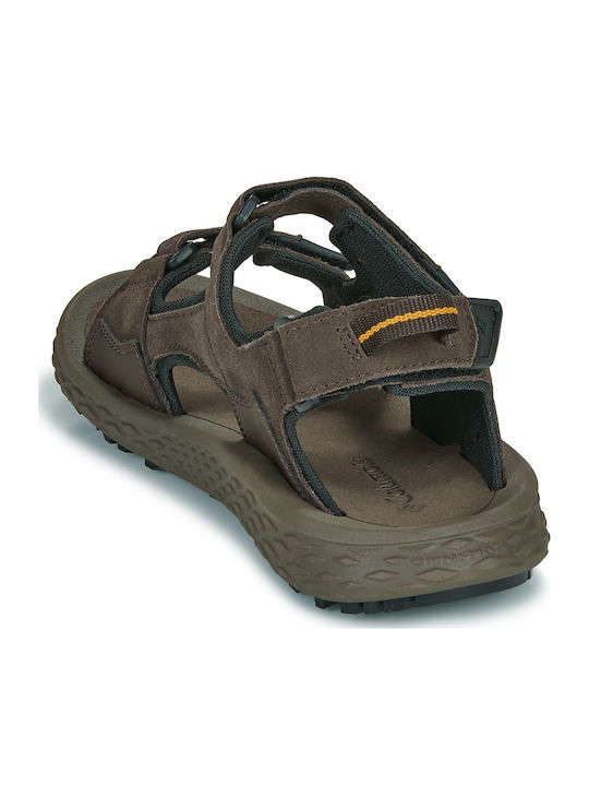 Hiker 3-strap Men's Sandals Brown