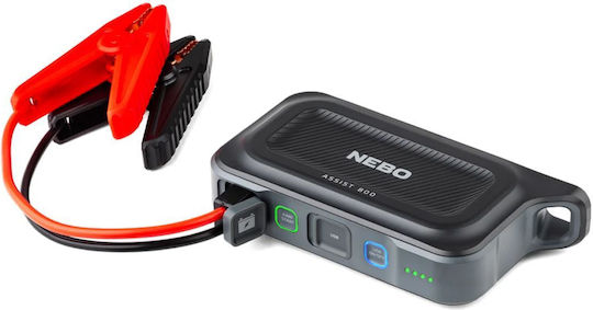 Nebo Tragbarer Batterie-Starter Auto & Motorrad 2700mAh mit Power Bank USB Taschenlampe 12V