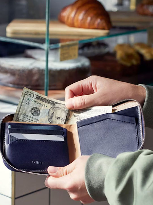 Leather Men's Wallet Classic with RFID Gold