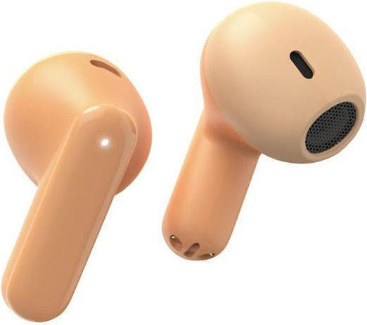 HAMA Freedom Light II Earbud Bluetooth Handsfree Ακουστικά με Θήκη Φόρτισης Πορτοκαλί