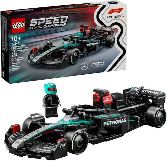 LEGO Speed Champions Mercedes-amg F1® W15 Състезателна Кола за 10+ Години 267 Бройки