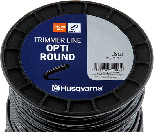 Husqvarna Opti Round Brush Cutter Trimmer Line 4mm 80m 597 66 88-60