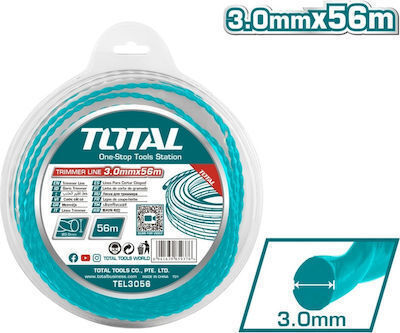 Total TEL3056 Μεσινέζα Στρογγυλή Στριφτή Μήκους 56m και Πάχους 3mm