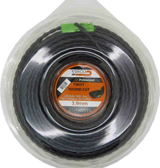 Visco Parts Round Twist Brush Cutter Trimmer Line 3.9mm 25m 4036