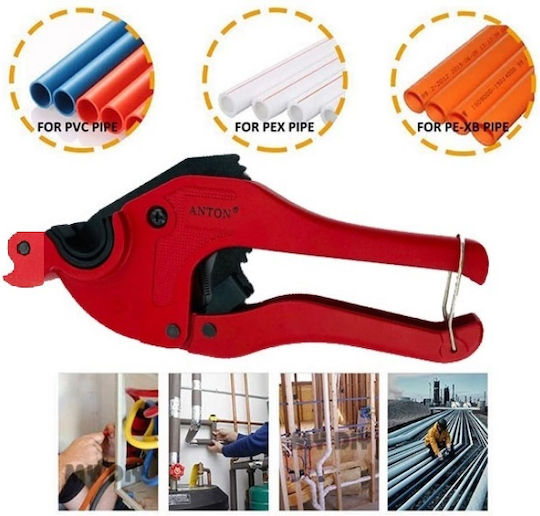 Manual Ratchet Pipe Cutter for Plastic PEX Maximum Cutting Diameter 63mm 450829