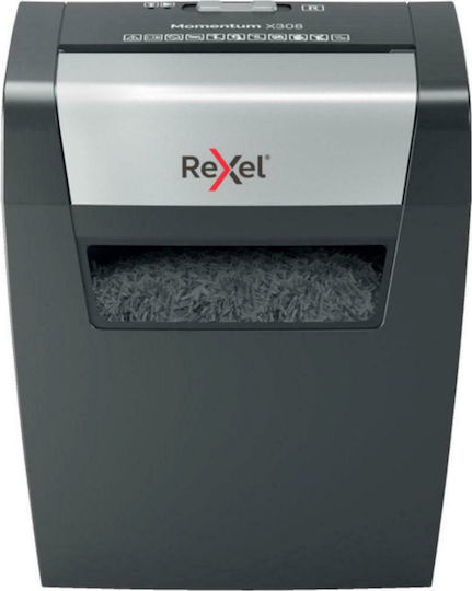 Rexel Καταστροφέας Εγγράφων Momentum X312 Cross Cut 12 Φύλλων με Κάδο 23lt