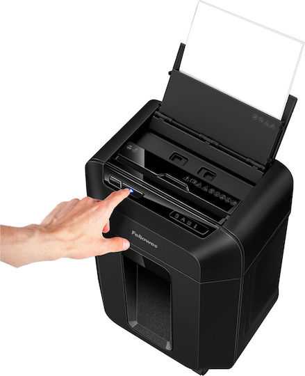 Fellowes Aktevernichter Mikroschnitt 80 Blätter mit Behälter 17Es