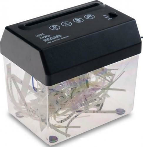 Kikar Mini Strip Cut Paper Shredder
