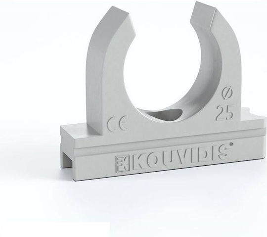 Kouvidis Electrical Conduit Bracket with Diameter 25mm made of Plastic 4033025