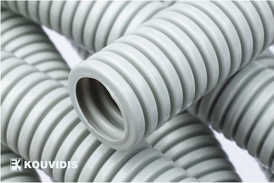Kouvidis Σπιράλ Βαρέως Τύπου 1250nt Electrical Conduit with Diameter 50mm made of Plastic 1m 2041050