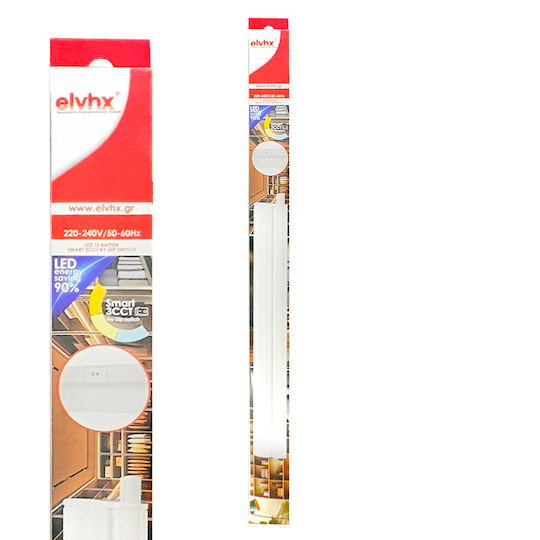 El199415 LED T5 Leuchte 20W|2000lm|3CCT 3000-4000-6500K mit Dip-Schalter|1487x22,5xH36mm Enjoysimplicity +Kabel 1m +Kabel 15cm
