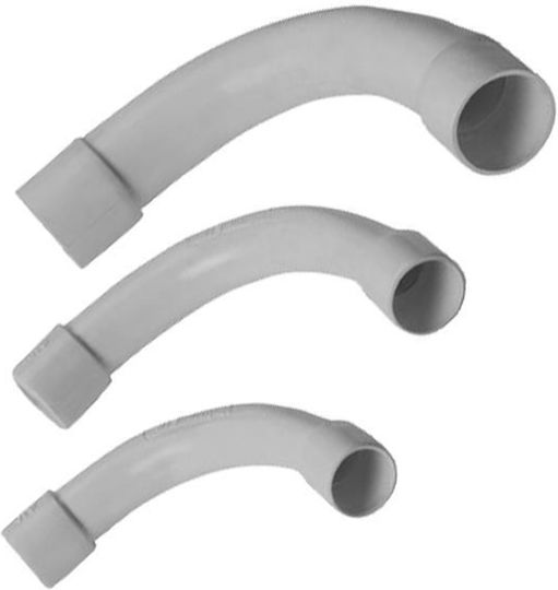 Eurolamp Electrical Conduit Angle with Diameter 16mm made of Plastic Grey 151-21410