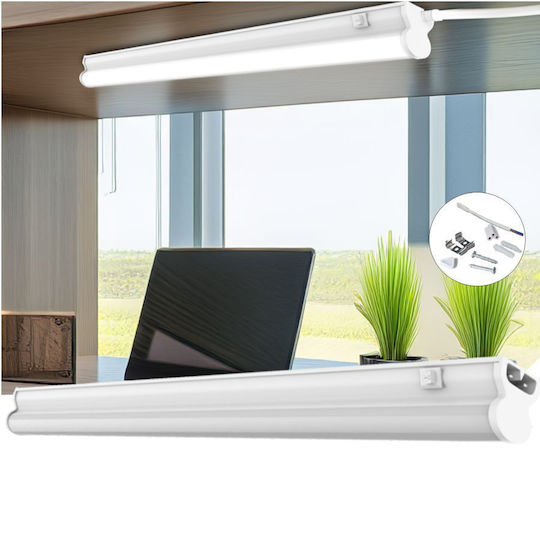 Elvhx Φωτιστικό Πάγκου Κουζίνας LED 3.8W Kühles Weiß mit Schalter M32.8xB2.4xH3.8cm.