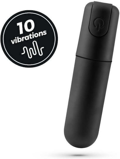 Crushious Wonka Rechargeable Vibrating Cock Ring Black 7.8cm 10 Speeds