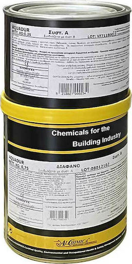 Alchimica Aquadur Primer Αστάρι 2 Συστατικών Suitable for Construction Materials 1kg