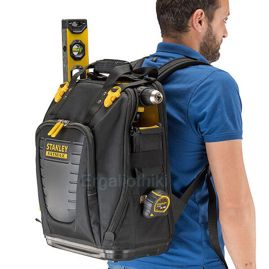 Stanley Quick Access Τσάντα Πλάτης Αδιάβροχη Μαύρη 28.6lt
