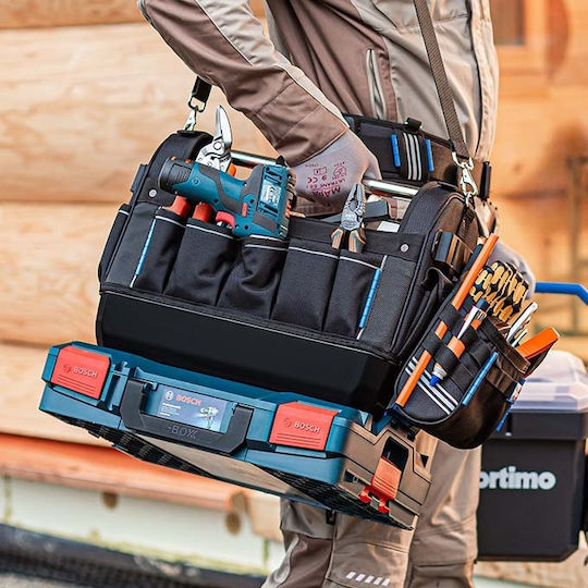 Bosch Τσάντα Χειρός Ανοιχτού Τύπου Μαύρη