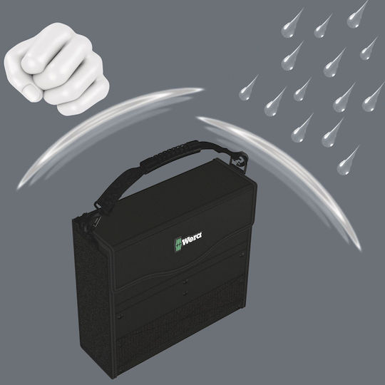 Wera Hard Tool Case Over the Shoulder Black Tool Bag
