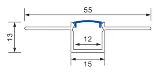 Profil Aluminiu Șarpe Flexibil Se-fs-15 77-50549 1,5*1,3cm Preț Pe Metru Homelighting