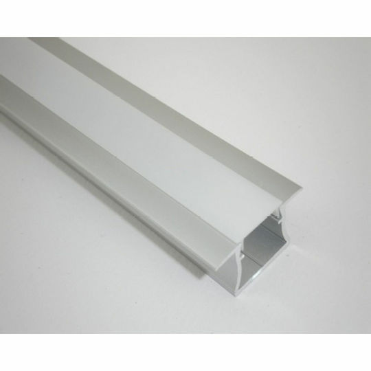 Polyfot Încastrat Profil din Aluminiu pentru Bandă LED cu Transparent Acoperire 200x3x1.5cm.