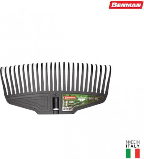 Benman 72590 Gartenrechen Rasenharke mit 25 Zähnen