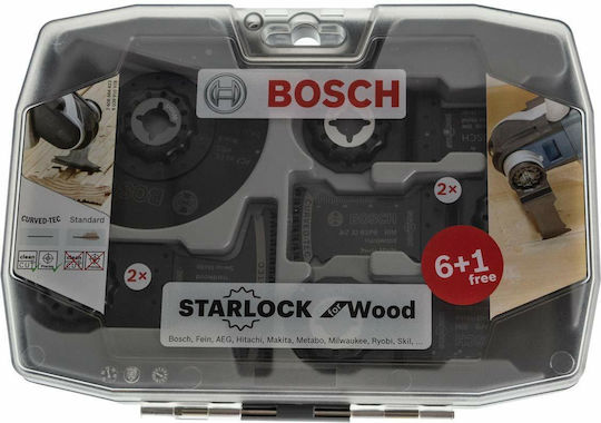 Bosch Starlock Best for Wood Λάμες Πολυεργαλείων 7τμχ 2608664623