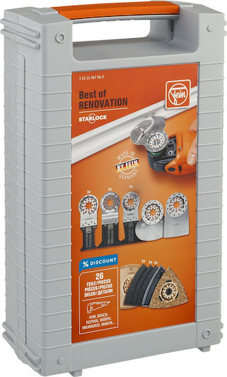 Fein Best of Starlock Renovation Multitool Accessories Set 5pcs 35222967060