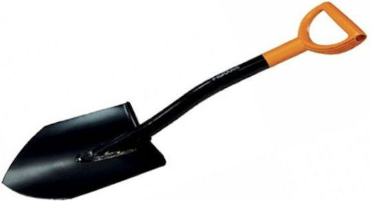 Fiskars Flat Shovel with Metal Handle