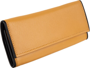 Fetiche Leather Leather Tobacco Pouch With Snap Closure Yellow