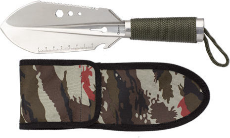 Albainox Überlebensset mit Schaufel 26,4cm mit Schere, Axt & Messer