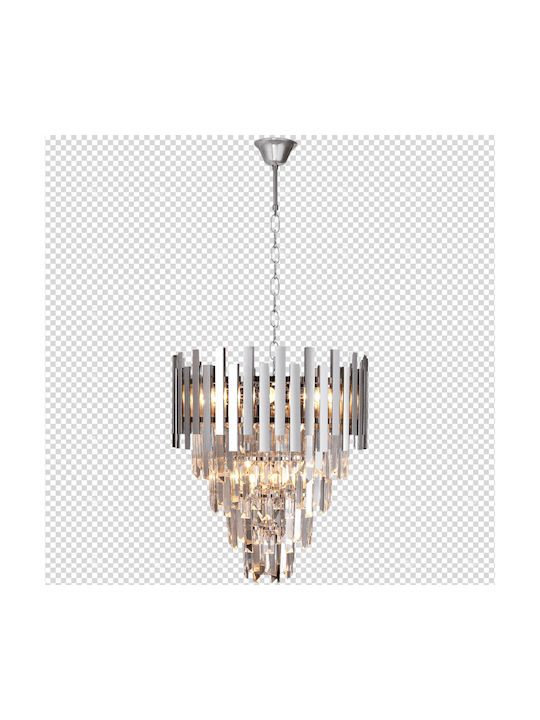 Eko Light Candelabru 9xE14 Ø45cm Argintiu ML5997