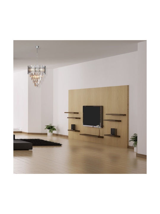 Eko Light Candelabru 9xE14 Ø45cm Argintiu ML5997