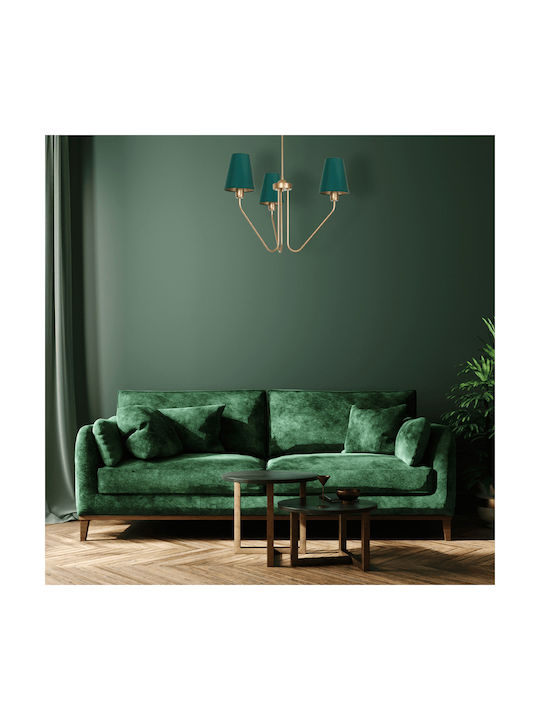 Eko Light Chandelier Lampshade 3xE27 Green MLP4907