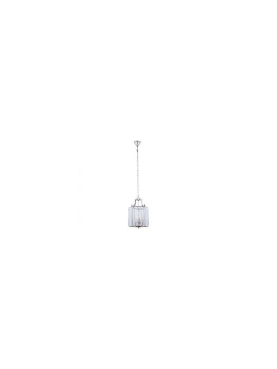 Nowodvorski Boston Candelabru Ø32cm Cu Cristale Argintii Nowodvorski Boston Candelabru Ø32cm Cu Cristale Argintii