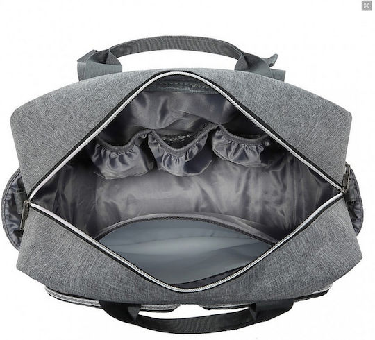 Miss Lulu Shoulder/Hand Diaper Bag EQ2411-GY Gray