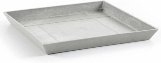 Ecopots Plate Pot Plastic Gray 43x43cm 74.015.50S