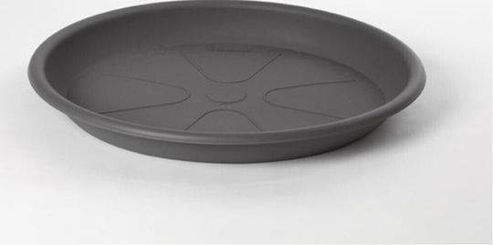 Plastecnic Omnia 30 Plate Pot Plastic Gray 30x30cm 007.5583041