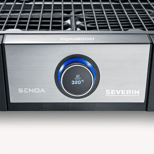 Severin Senoa Tabletop Electric Grill Grill 3000W with Adjustable Thermostat 41.5cmx24cmcm