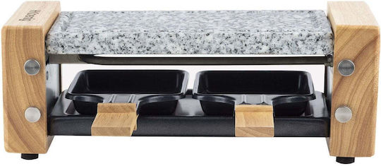 HKoenig Tischplatte Elektrogrill Glatte und Geriffelte Platte 350W 18.5cmx10.5cmcm