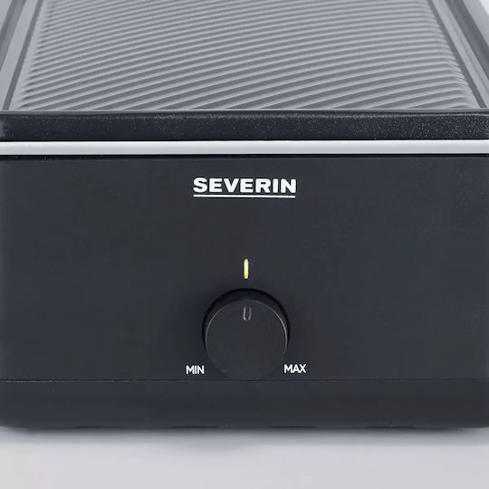 Severin Настолна Електрическа Скара Раклет с Релефна Плоча 1300W с Регулируем Термостат 48x24см